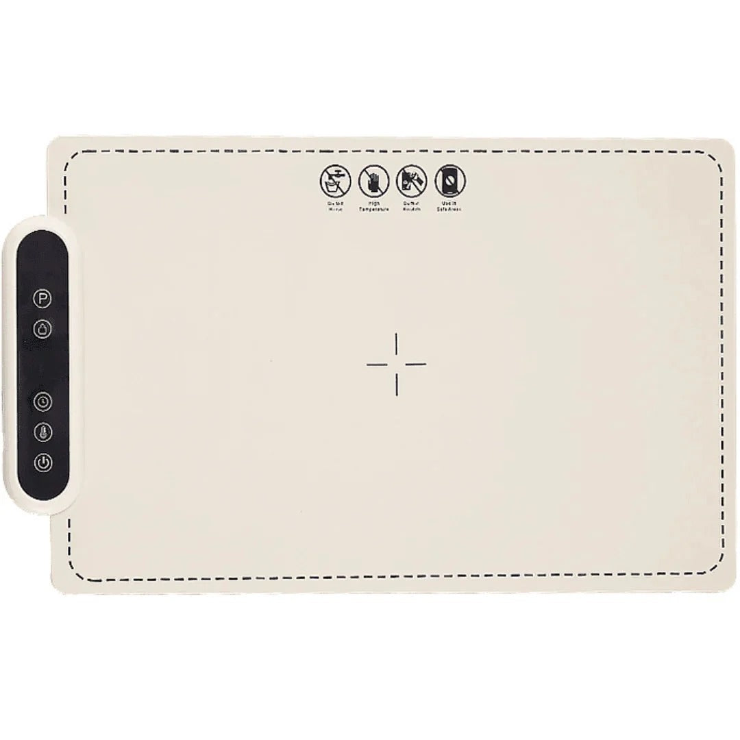 Electric Food Warmer Mat, 6 Temperature Settings, 24 Hour Timer, Countertop Heating Pad for Meals and Dishes