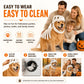 Dinosaur Skeleton Costume for Dogs and Cats, Halloween Pet Costume for Parties and Dress Up