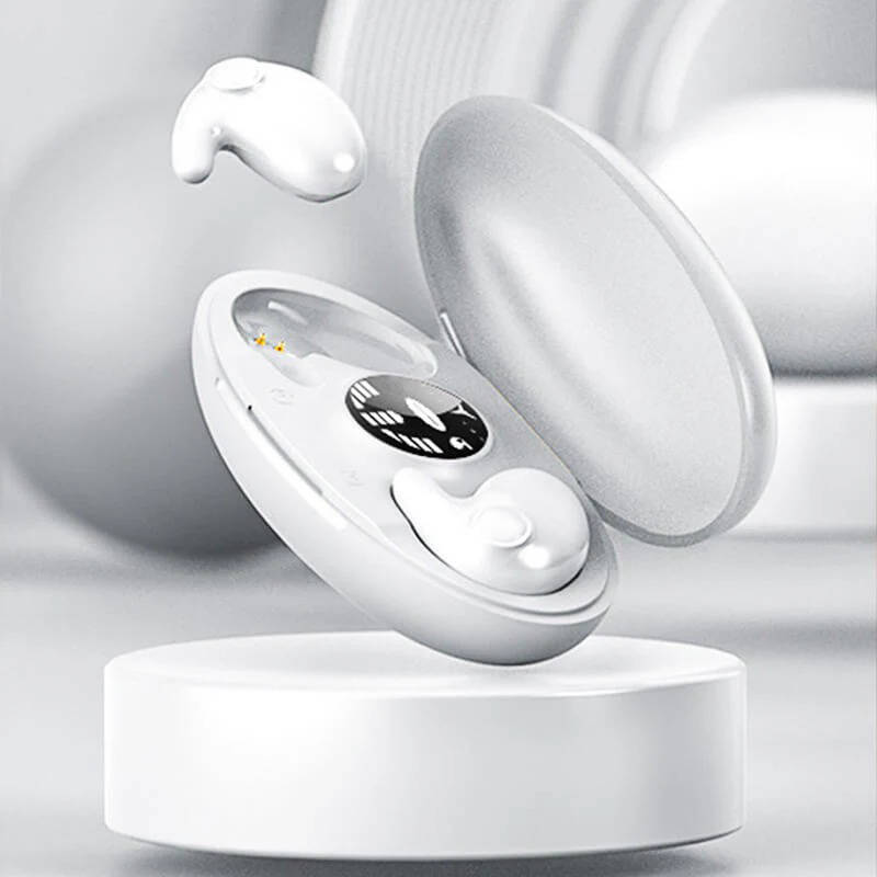 Ultra-Thin Wireless Earbuds with Noise Isolation and 24-Hour Battery for Sleep