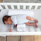 Adjustable Side Sleeping Wedge for Newborns with Dual Cushion Support and Machine Washable Cover
