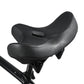 Memory Foam Bike Saddle with Hollow Grid Ventilation and Dual Spring Shock Absorption