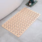 Textured Shower Mat with Traction Grooves and Heat-Resistant Material