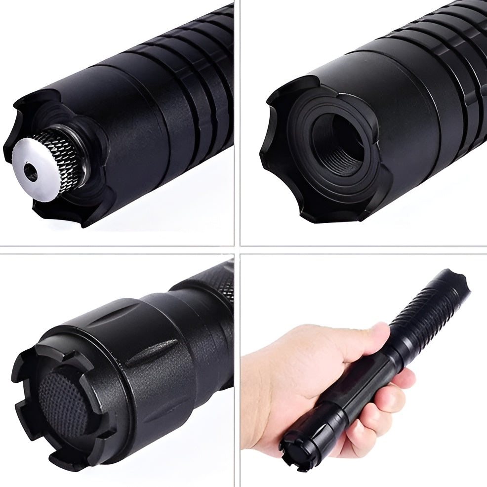 Blue Beam Fire Starter Torch with Rotating Focus and 3.1 Mile Range