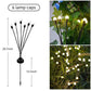 Solar Firefly Lights, Outdoor Waterproof Swaying Garden Lights, Starburst Swaying Solar Stakes for Pathway, Yard & Patio Landscape Decor