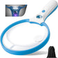 Magnifying Glass with LED Lights and UV Verification, 10x-45x Zoom