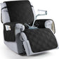 Recliner Chair Cover with Microfiber Surface and Silicone Grip, Machine Washable