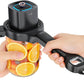 Electric Jar Opener 2 in 1 Bottle Opener, Auto Tighten Power Clamp Easy Open for Weak Hands Seniors Arthritis with Gripper Pad