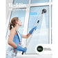 Cordless Electric Grout Brush, Spin Scrubber with Extendable Long Handle for Bathroom and Floor