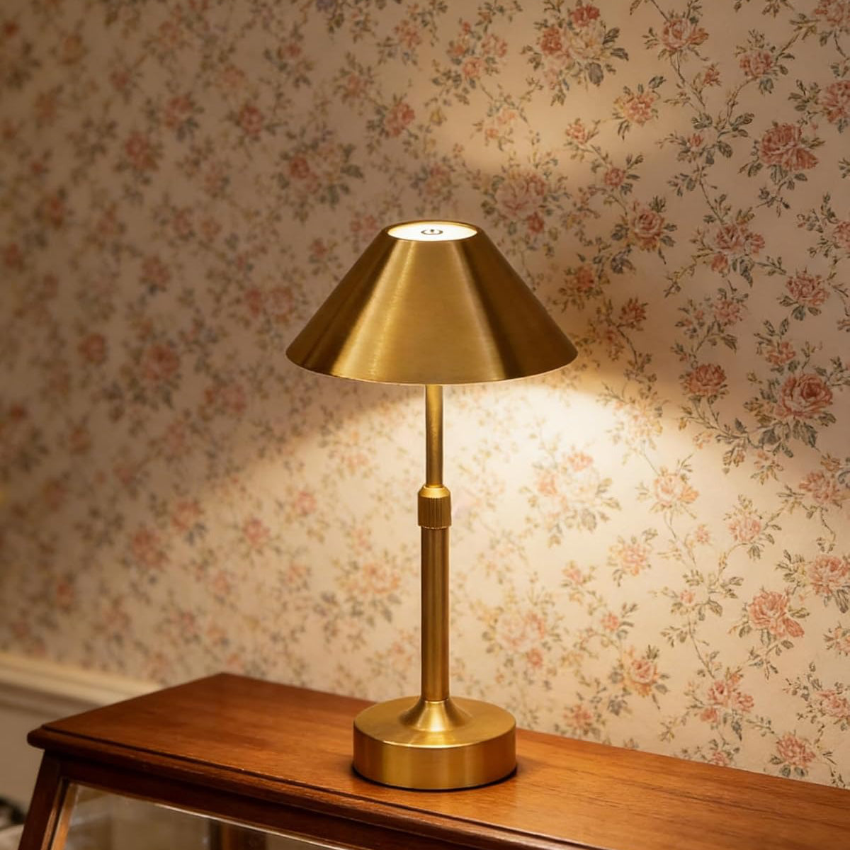 Telescopic Cordless Dimmable Table Lamp, LED, Height Adjustable, Rechargeable