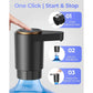 Electric Water Jug Pump for 2 to 5 Gallon Bottles, USB C Rechargeable Dispenser with Fast Flow Dual Motor Portable for Home Office Camping