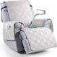 Recliner Chair Cover with Microfiber Surface and Silicone Grip, Machine Washable