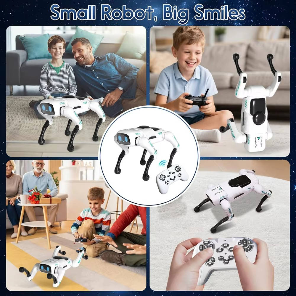 Smart Robot Dog for Kids, STEM Learning Robotic Pet with Remote & APP Control, 30+ Actions, 3 Batteries