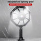 Solar Motion Sensor Flood Light 168 LED, Outdoor Dusk to Dawn Security Light Waterproof Solar Lamp