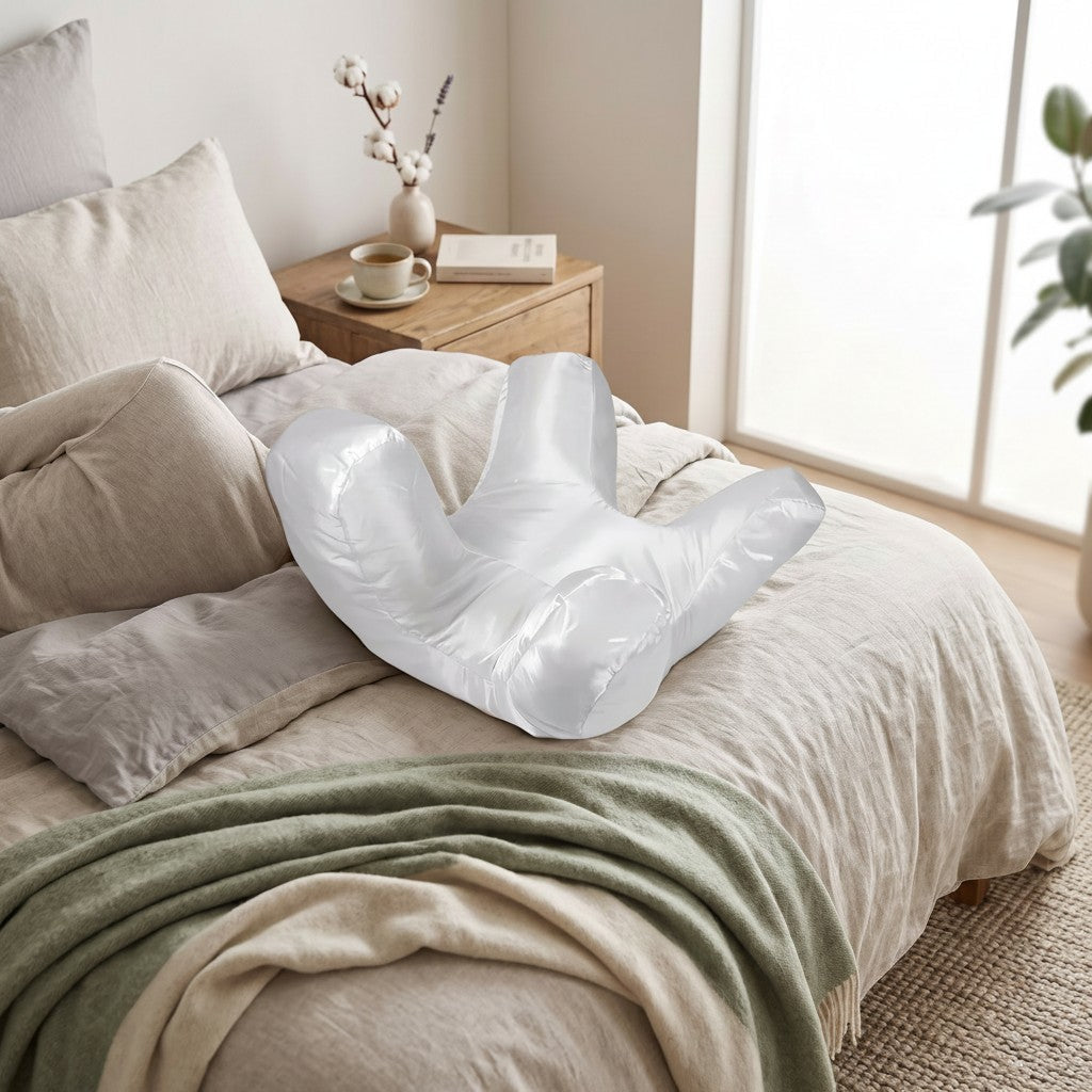 Side Sleeper Pillow with Raised Frame and Machine Washable Cover