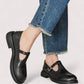 Womens Mary Jane Shoes with Memory Foam Insole and Adjustable Buckle Strap