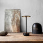 Cordless LED Table Lamp, 3 Colour Touch Dimmable & Rechargeable, Metallic