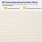 Couple Pillow with Memory Foam Arm Tunnel and Breathable Knit Cover, Machine Washable