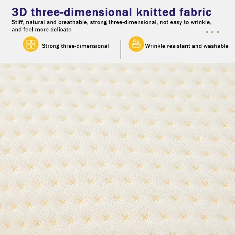 Couple Pillow with Memory Foam Arm Tunnel and Breathable Knit Cover, Machine Washable