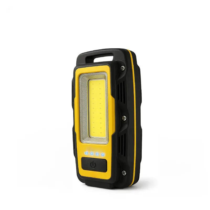 1000 Lumen Magnetic LED Work Light, 4800mAh Rechargeable Battery with 180 Degree Rotating Hook for Car Repair and Emergencies