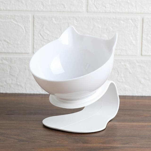 Anti Vomiting Cat Bowl Elevated, Orthopedic Pet Feeding Bowl for Cats Reduces Vomiting Healthy Eating