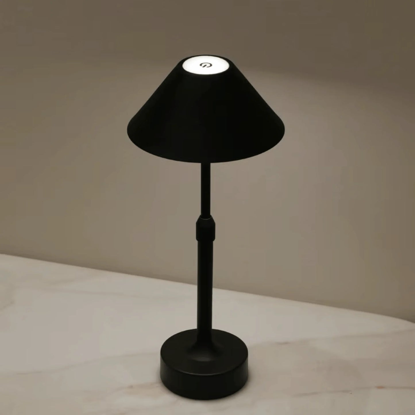 Telescopic Cordless Dimmable Table Lamp, LED, Height Adjustable, Rechargeable