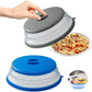 Silicone Splatter Cover with Folding Design and Steam Vents for Microwave, Oven, Refrigerator