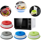 Silicone Splatter Cover with Folding Design and Steam Vents for Microwave, Oven, Refrigerator