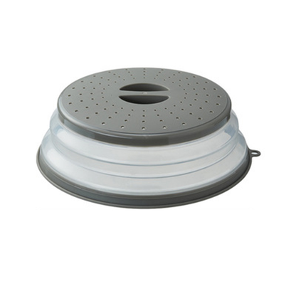 Silicone Splatter Cover with Folding Design and Steam Vents for Microwave, Oven, Refrigerator