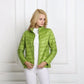 Womens Short Jacket with Front Placket Closure and Regular Fit