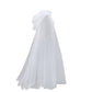 Hooded Witch Cloak with Sheer Mesh Fabric for Halloween and Cosplay