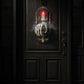 Motion Activated Halloween Doorbell with Glowing Moving Eyeball and Mist Spray