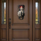 Motion Activated Halloween Doorbell with Glowing Moving Eyeball and Mist Spray