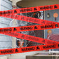 Spooky Halloween Caution Tape Set with Printed Warning Signs for Haunted House Parties