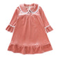 Kids Pajama Set with Plaid Pants and Elastic Waistband