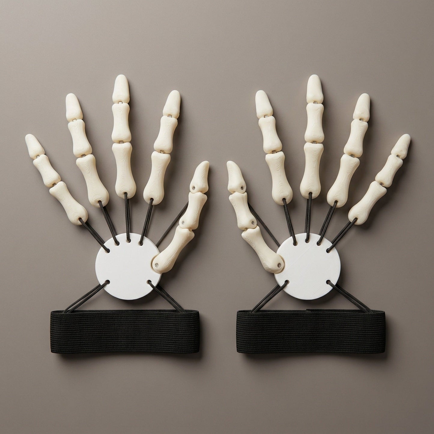 Articulated Skeleton Finger Extensions with Flexible Moving Joints for Halloween Cosplay