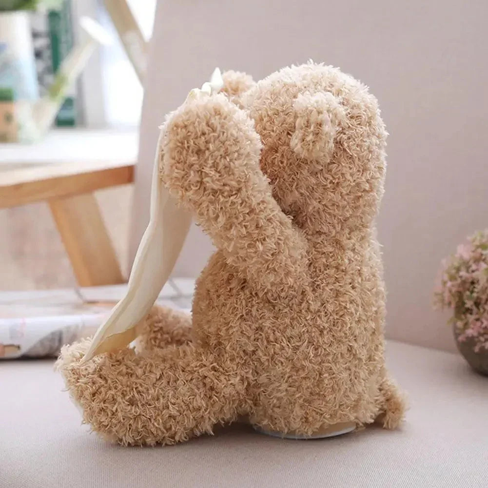 Interactive Plush Bear with Voice Responses and Gentle Movement for Toddlers