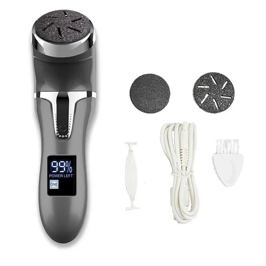 Electric Foot File Callus Remover, 3000 RPM Quartz Grinding Head