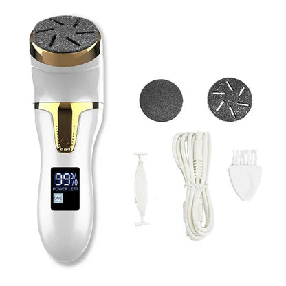 Electric Foot File Callus Remover, 3000 RPM Quartz Grinding Head