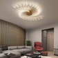 Modern Large LED Ceiling Light - LumenMax-Gold-12-Universal White-Nora Luxe