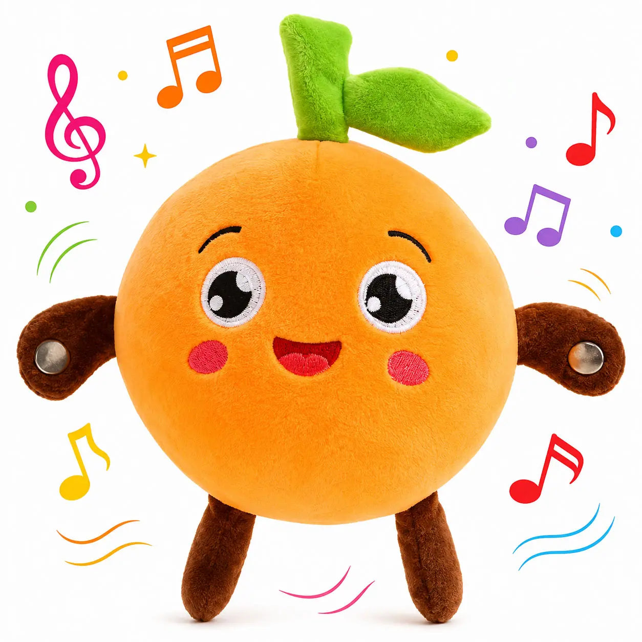 Interactive Two-Player Plush Toy with Sound and Light Responses