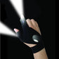 Fingerless LED Work Gloves with Dual Finger Lights and Adjustable Strap