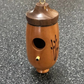 Hummingbird House with Wood Grain Finish and Hanging Loop for Garden Nesting