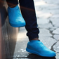 Waterproof Shoe Covers with Non-Slip Tread and Compact Packable Design, Storage Pouch