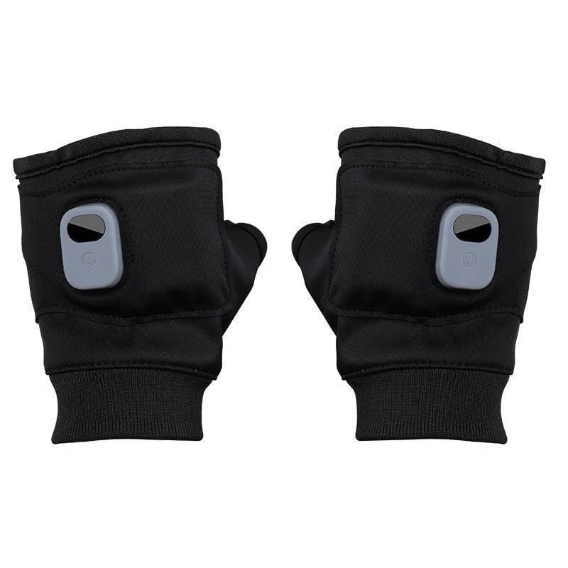 Heated Gloves with Three Temperature Modes and Type-C Charging, Fingerless Design