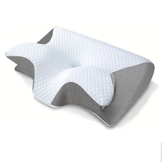 Butterfly Shape Memory Foam Pillow for Side and Back Sleepers