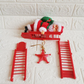 Animated Santa Ornament with Climbing Motion and Warm LED Lights, Plays 15 Holiday Songs