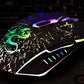 Wired Gaming Mouse with 3200 DPI Optical Sensor and Six Programmable Buttons