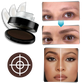 Eyebrow Stamp with Dual Right and Left Stamps and Powder, 3 Shades