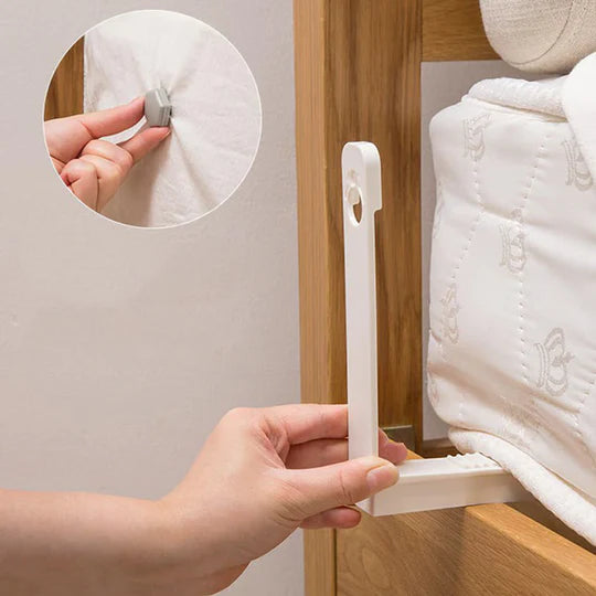 Bed Sheet Grippers Clip Set for Secure Bedding