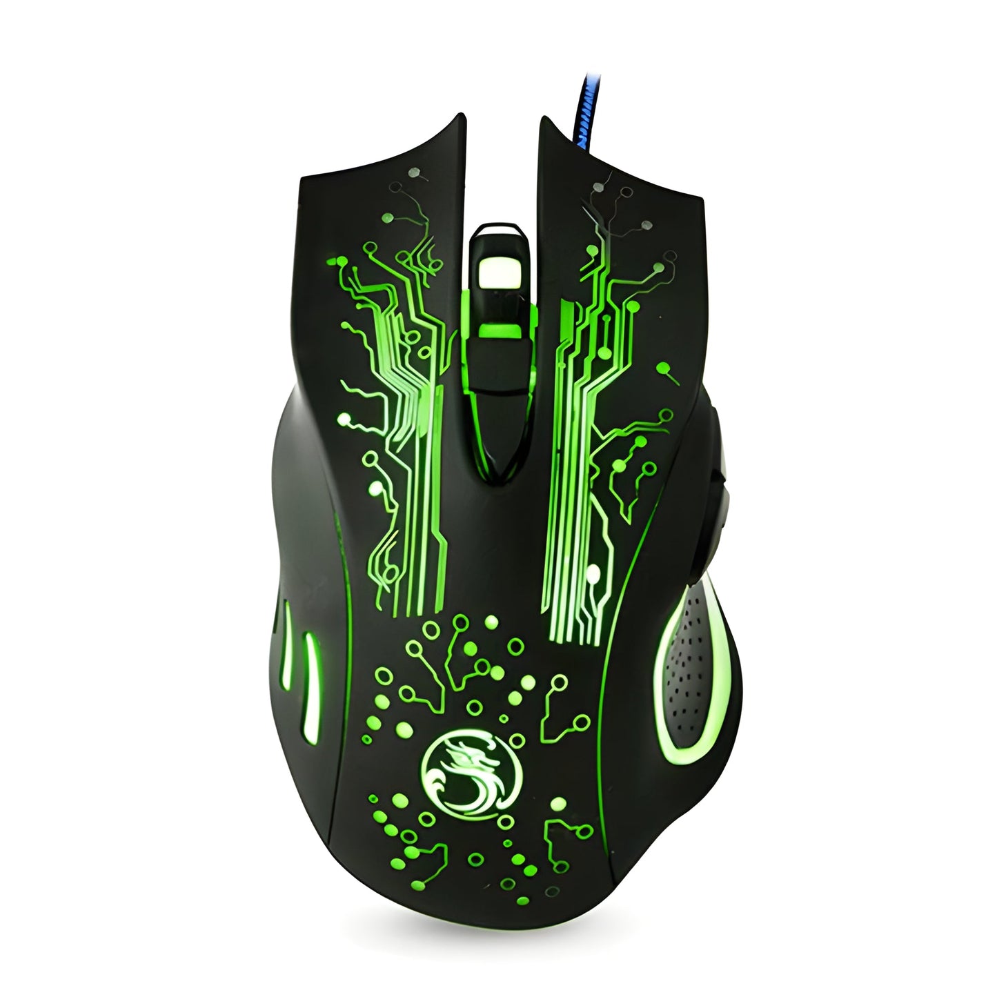 Wired Gaming Mouse with 3200 DPI Optical Sensor and Six Programmable Buttons